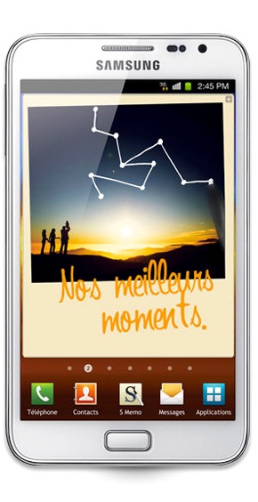 Samsung Galaxy Note Blanc